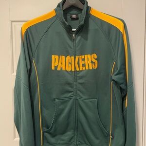 💚💛 *Green Bay Packers NFL Team Apparel Full Zip Jacket - Men's Sz Large* 💚💛
